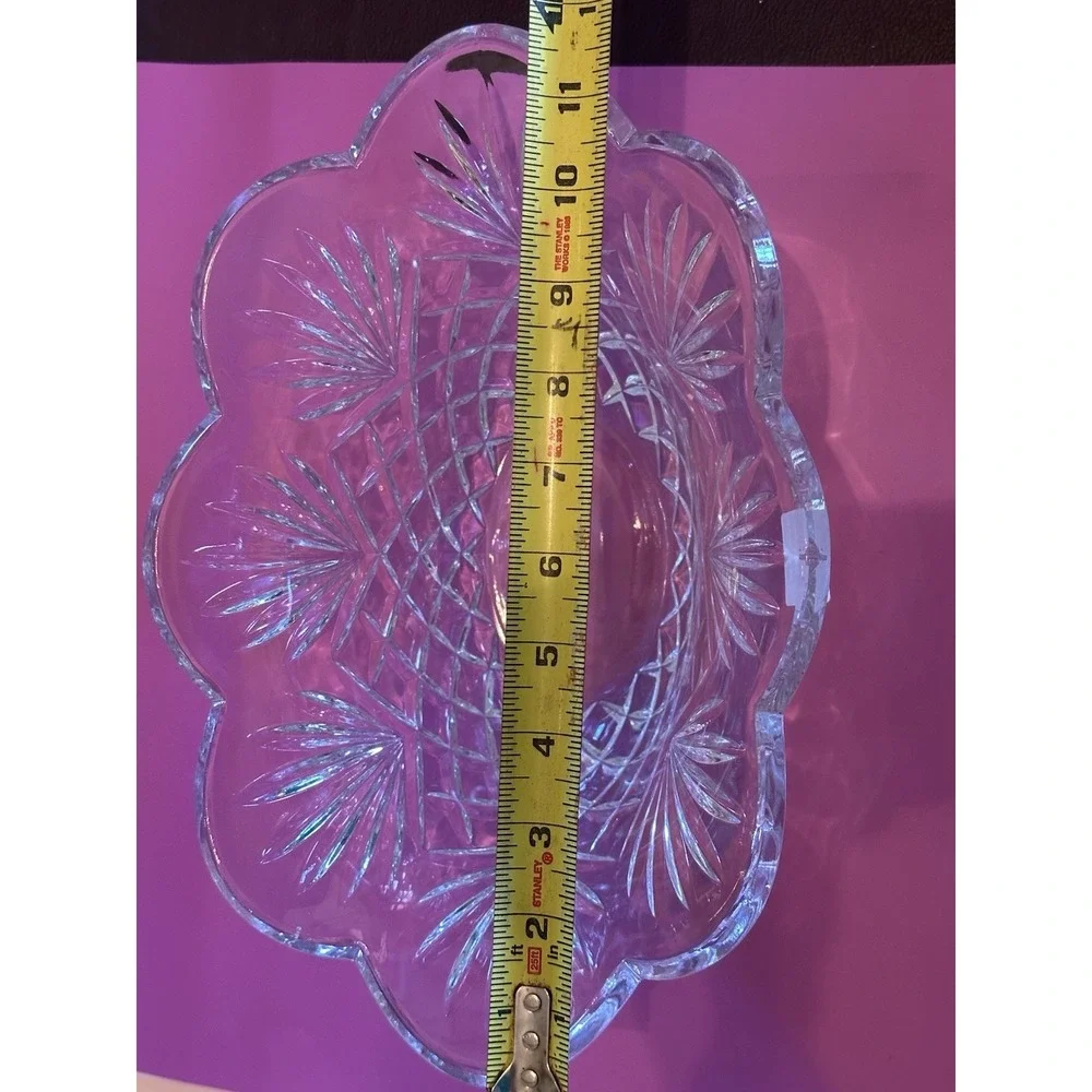 Crystal Designs by Godinger 24% Lead Crystal Decorative Glass Bowl